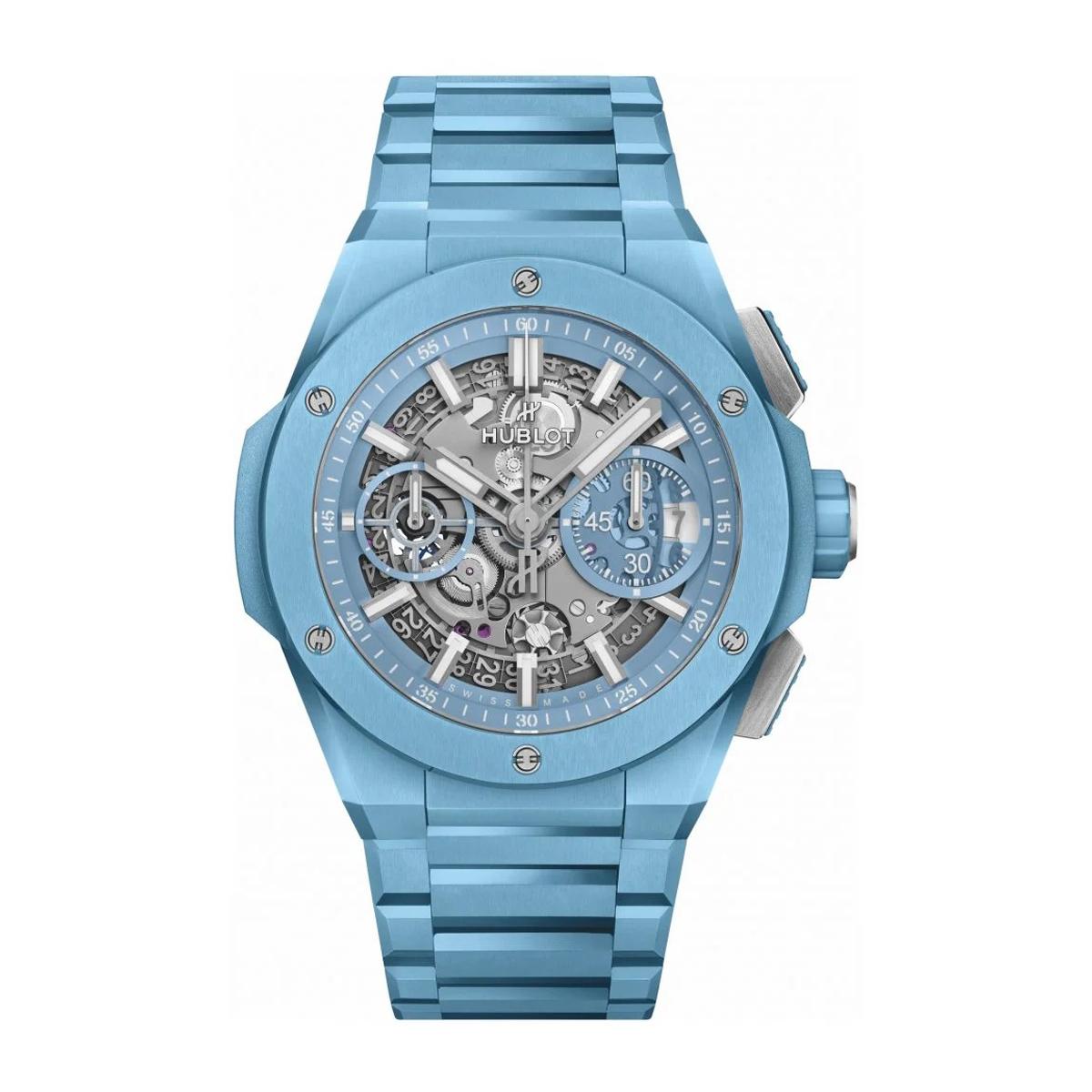 Đồng Hồ Hublot 451.Ex.5129.Ex Big Bang Skeleton Dial Nam Xanh Dương