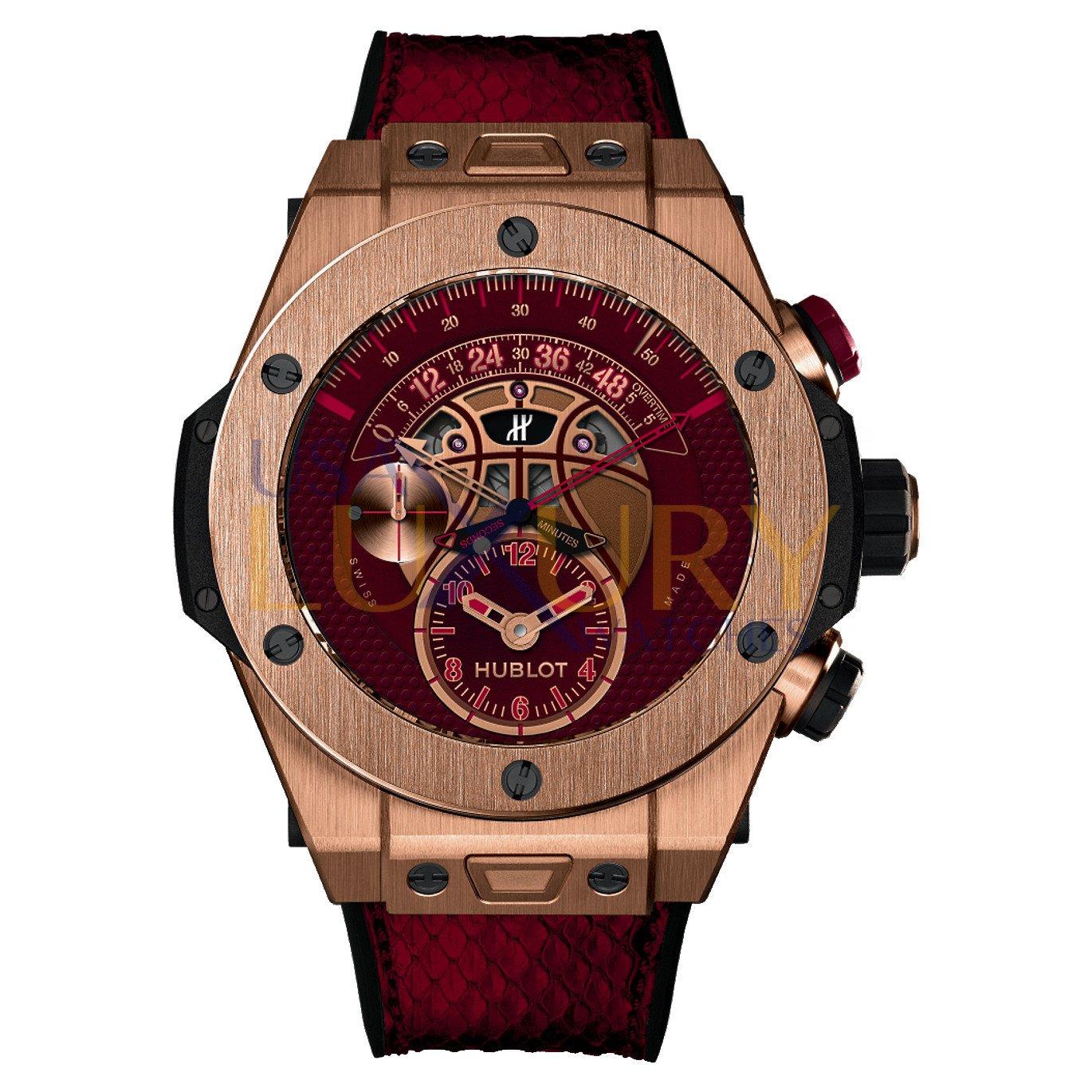 Đồng Hồ Hublot 413.Ox.4738.Pr.Kob15 Big Bang Unico Retrograde Kobe Bryant Limited Edition Watch Nam Đỏ