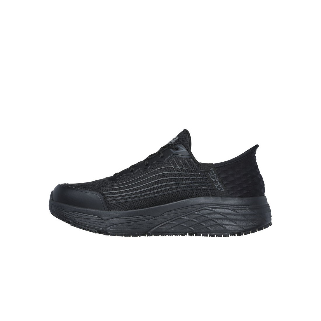 Giày Skechers Slip-Ins Rf Work: Max Cushioning Elite Nam Đen