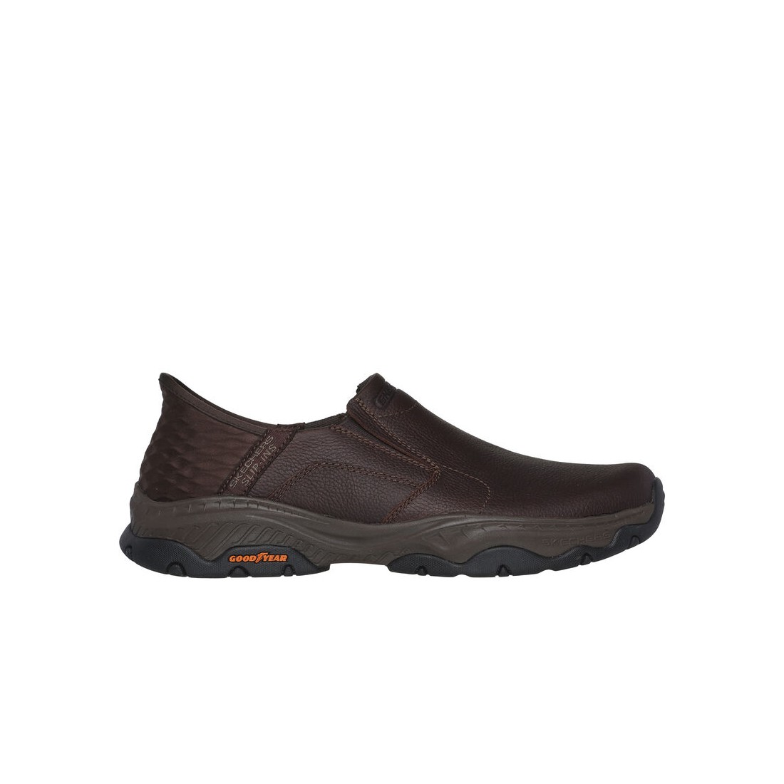 Giày Skechers Slip-Ins Rf: Craster - Lanigan Nam Nâu Đậm