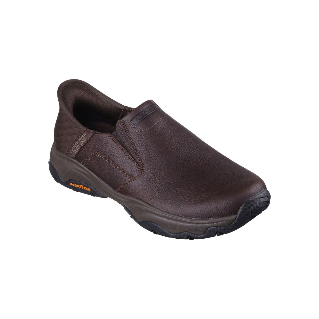 Giày Skechers Slip-Ins Rf: Craster - Lanigan Nam Nâu Đậm