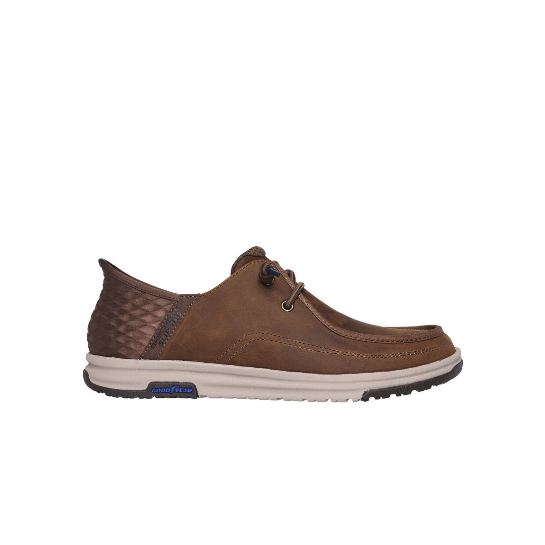 Giày Skechers Slip-Ins Relaxed Fit: Melson 2 - Orvano Nam Nâu