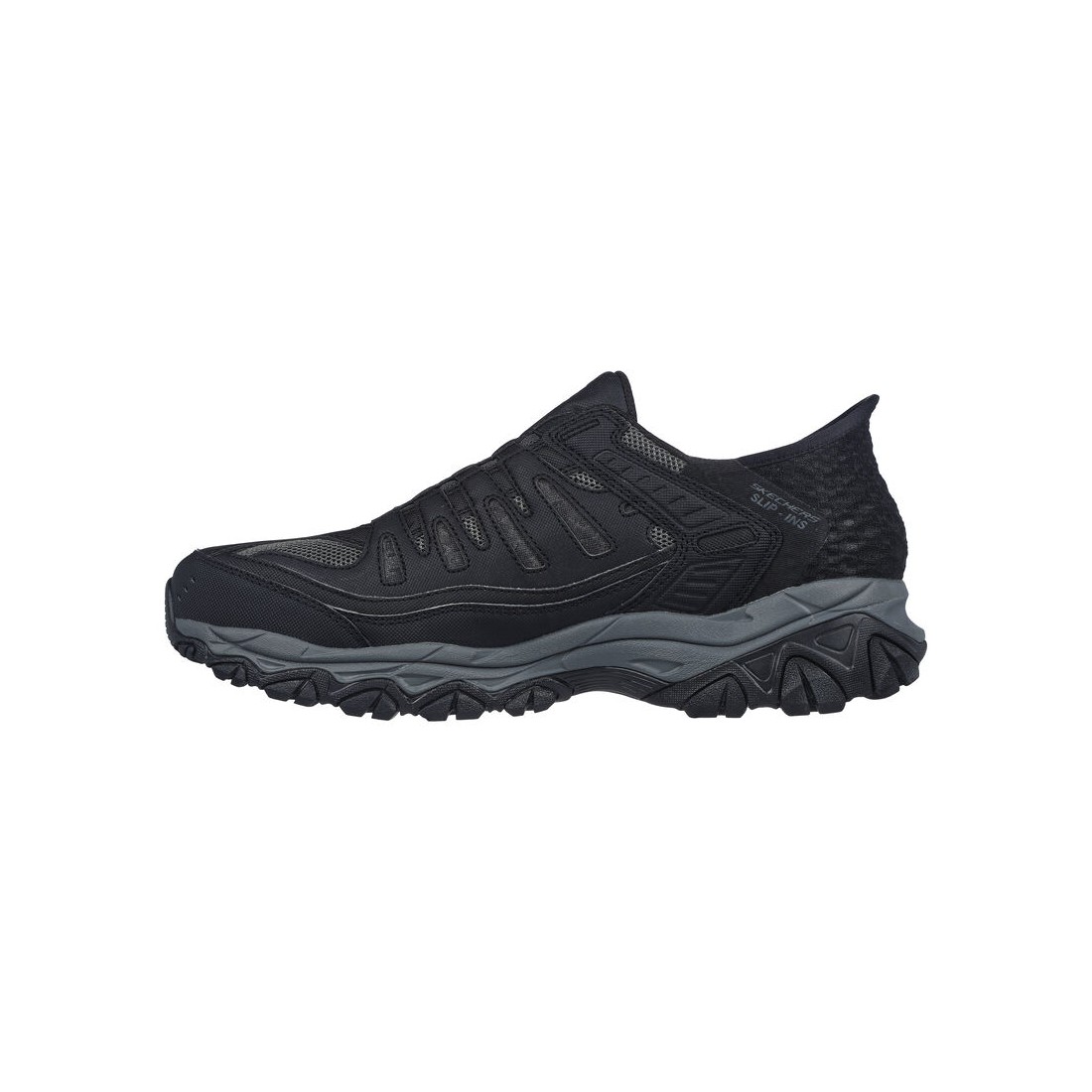 Giày Skechers Slip-Ins: After Burn M. Fit - Ridgeburn Nam Đen