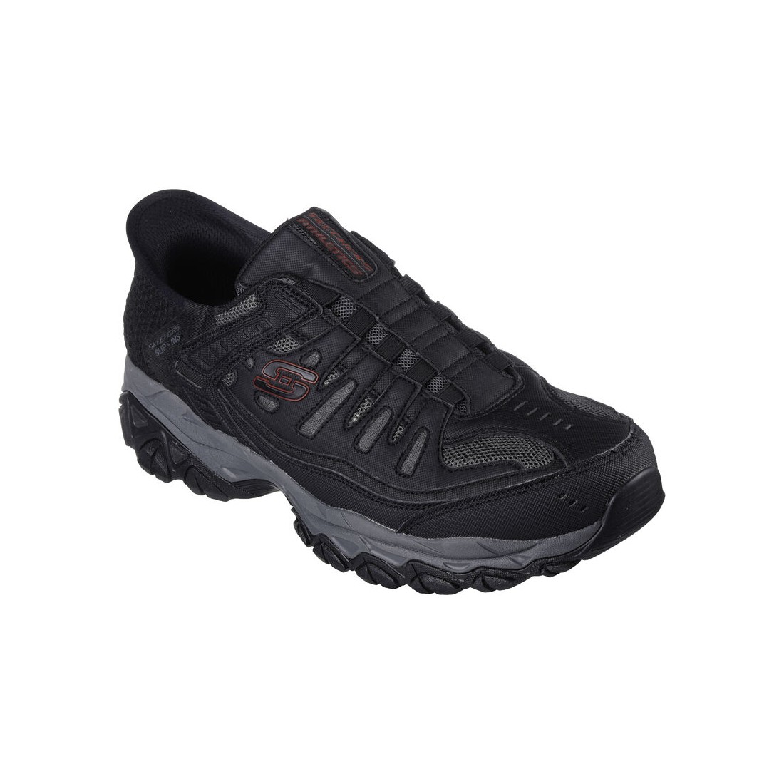 Giày Skechers Slip-Ins: After Burn M. Fit - Ridgeburn Nam Đen