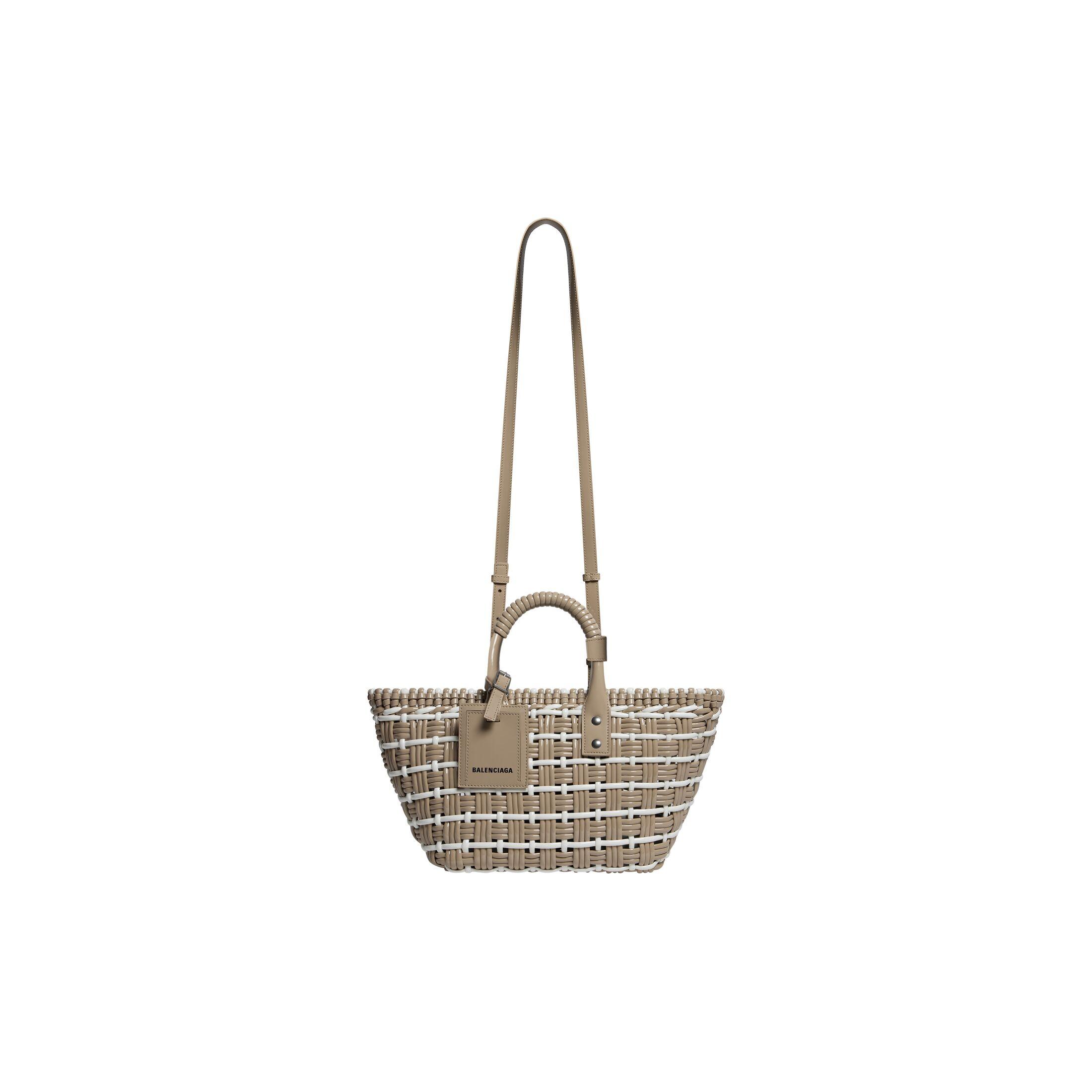 Túi Balenciaga Bistro Xs Basket With Strap Nữ Nâu