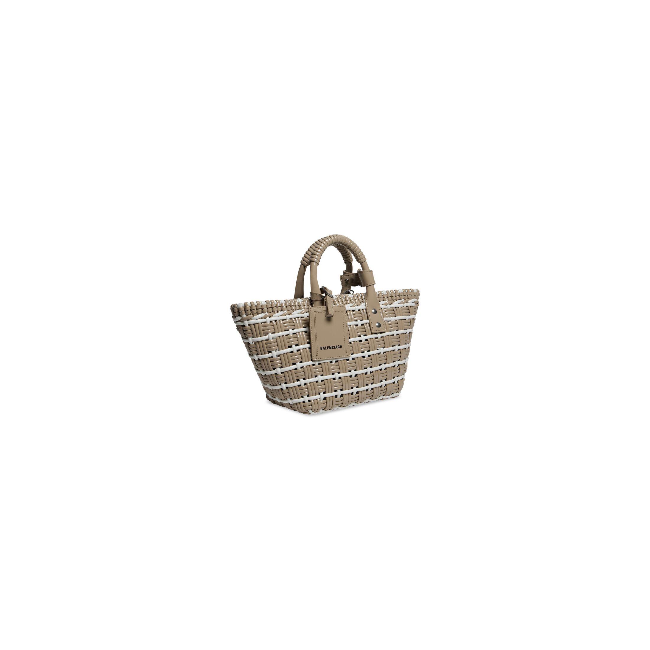 Túi Balenciaga Bistro Xs Basket With Strap Nữ Nâu