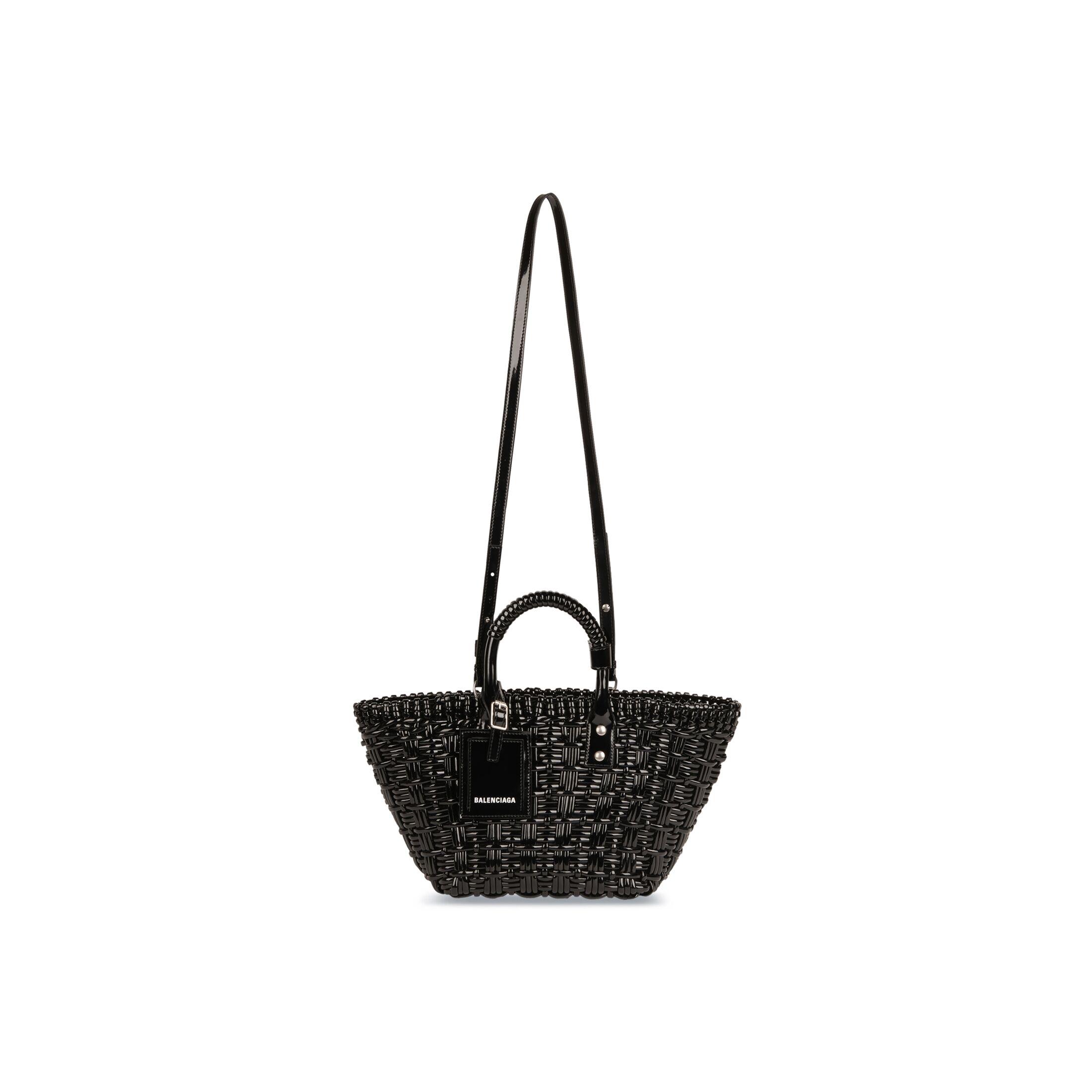 Túi Balenciaga Bistro Xs Basket With Strap Nữ Đen