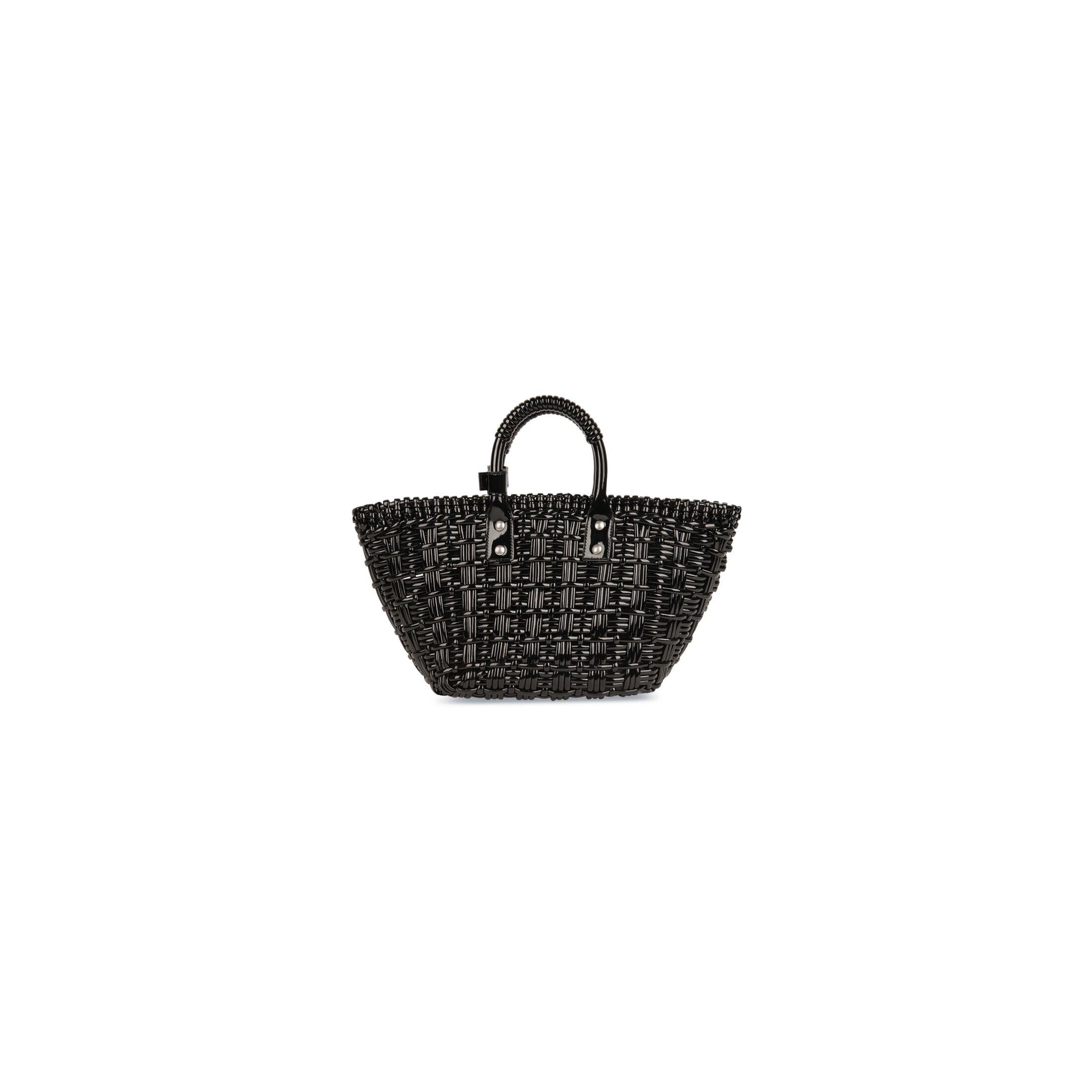 Túi Balenciaga Bistro Xs Basket With Strap Nữ Đen