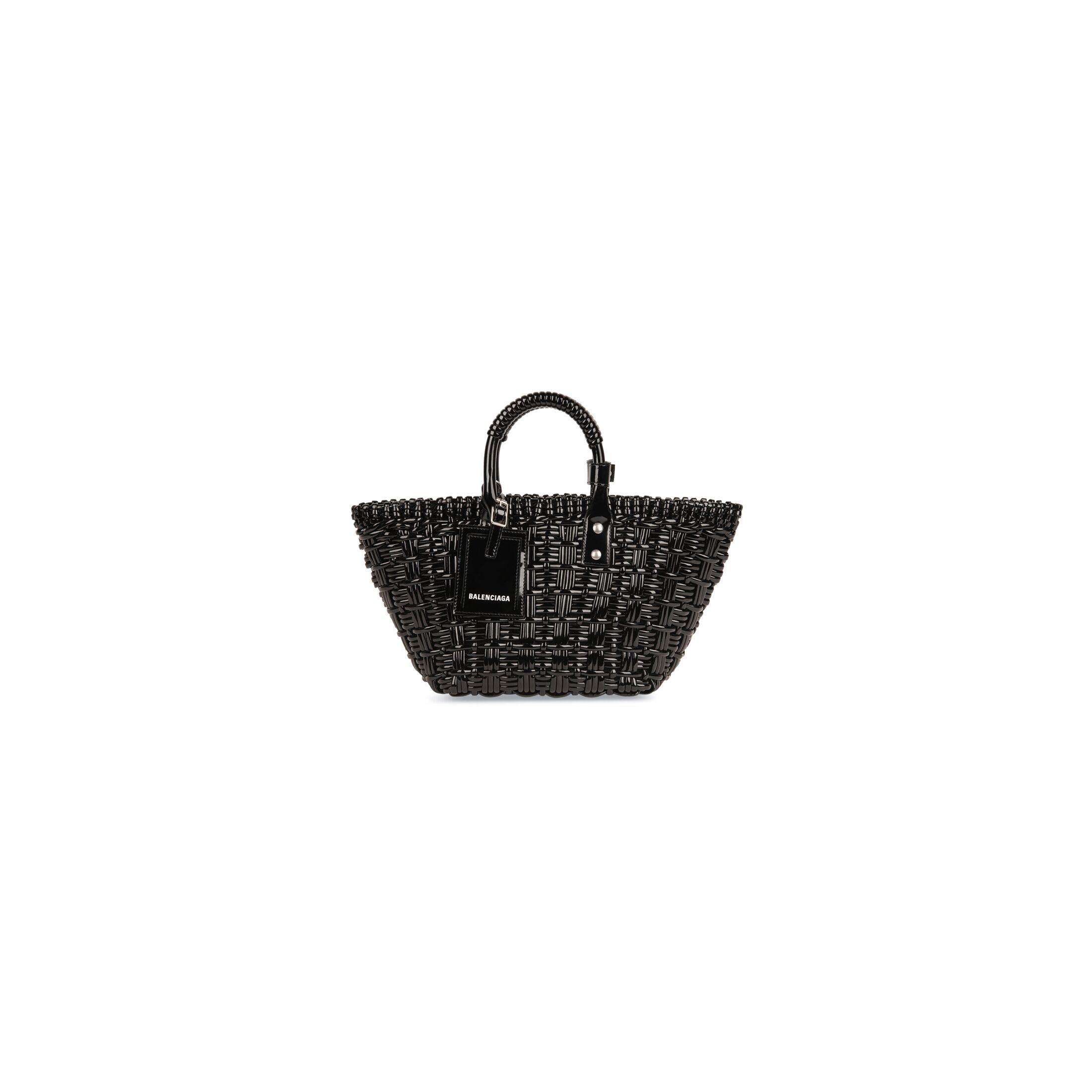 Túi Balenciaga Bistro Xs Basket With Strap Nữ Đen