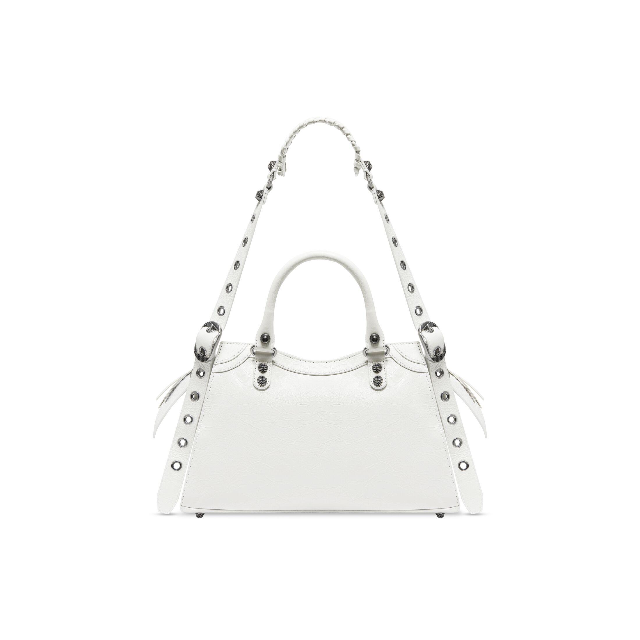 Túi Balenciaga Neo Cagole City Small Handbag Nữ Trắng