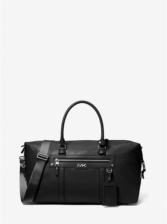 Túi Michael Kors Varick Leather Duffel Bag Nam Đen