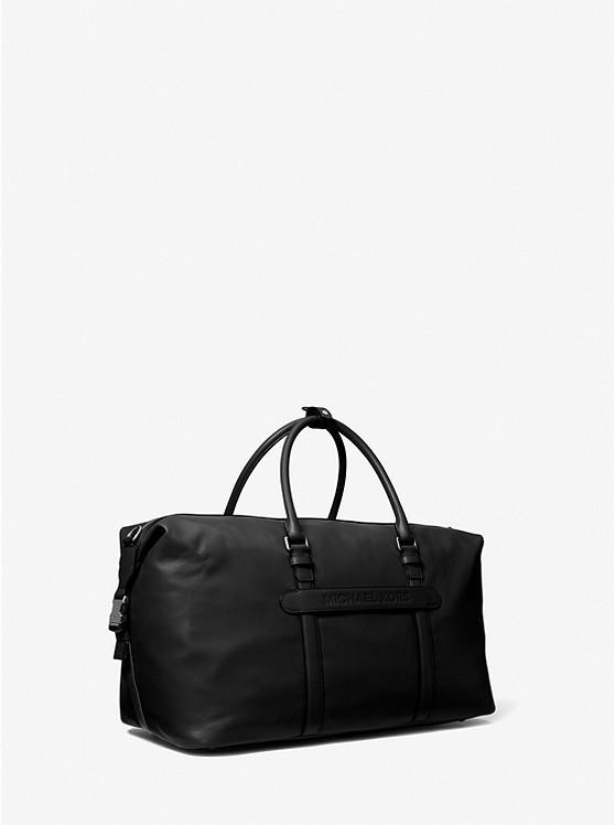 Túi Michael Kors Varick Leather Duffel Bag Nam Đen