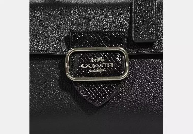 Túi Coach Morgan Top Handle Satchel Nữ Đen