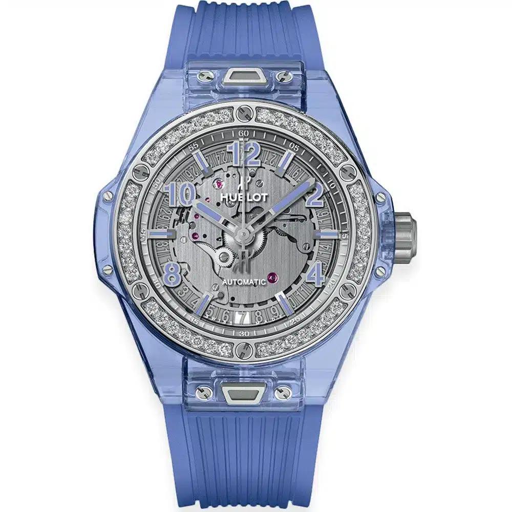 Đồng Hồ Hublot 465.Jl.4802.Rt.1204 Big Bang One Click 39Mm Nữ Xanh