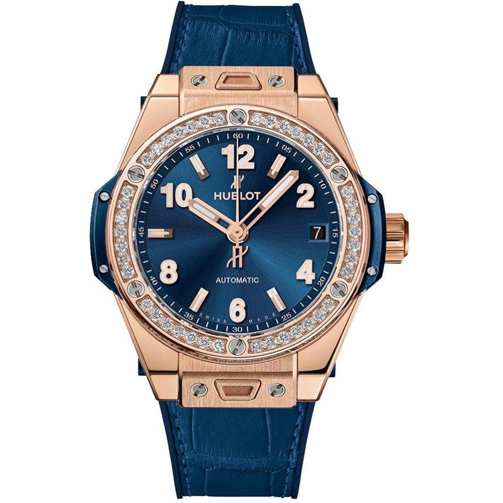 Đồng Hồ Hublot 465.ox.7180.lr.1204 Big Bang One Click 39Mm Nữ Xanh Dương