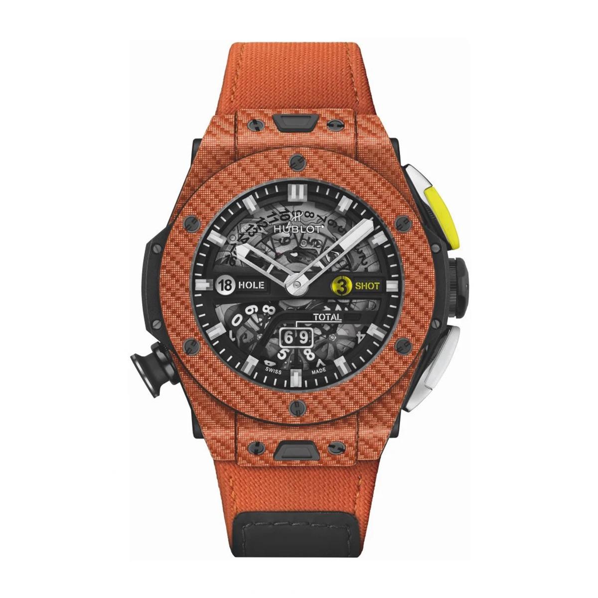 Đồng Hồ Hublot 416.Yo.1120.Vr Big Bang Skeleton Dial Nam Cam Đen