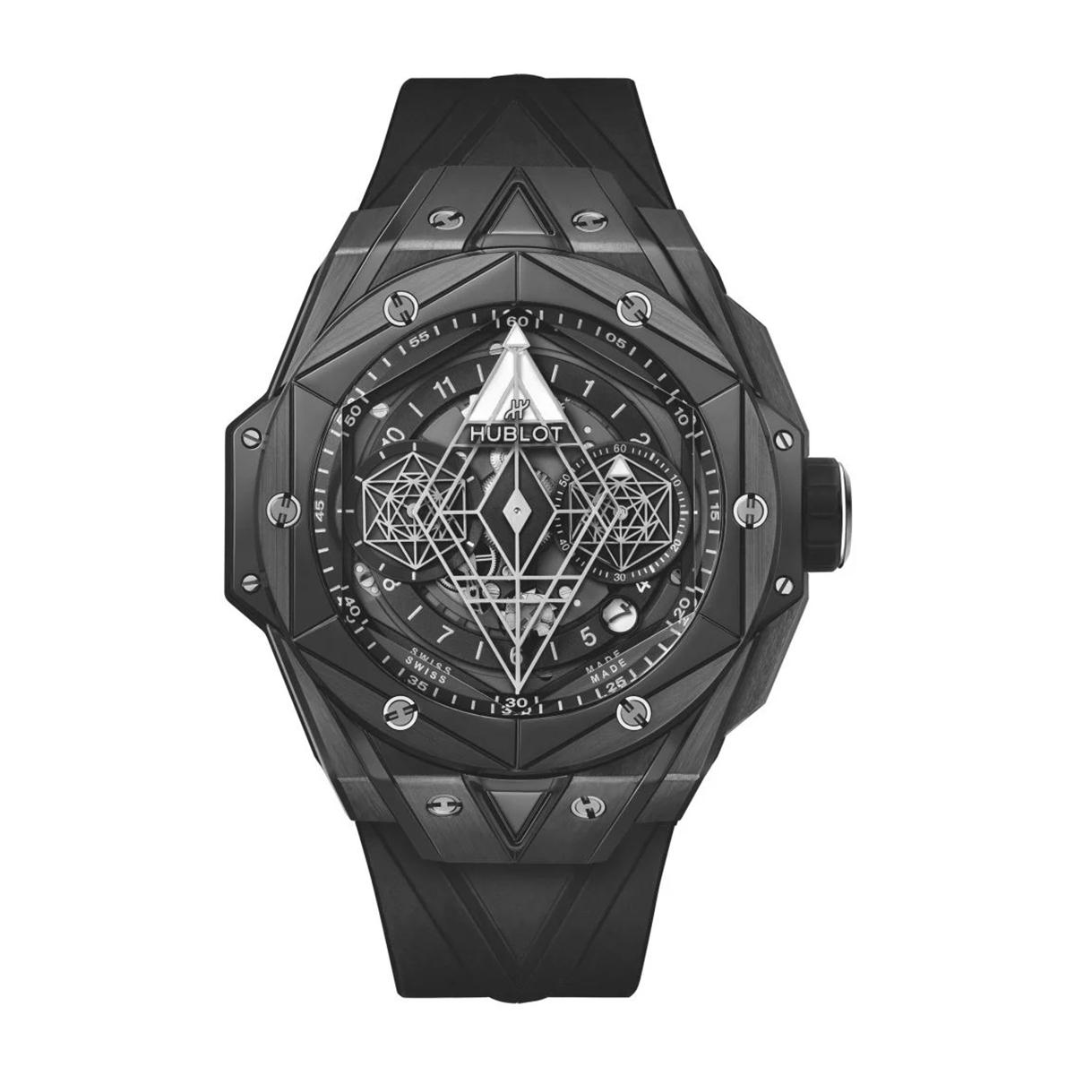 Đồng Hồ Hublot 418.Cx.1107.Rx.Mxm22 Big Bang Skeleton Dial Nam Đen