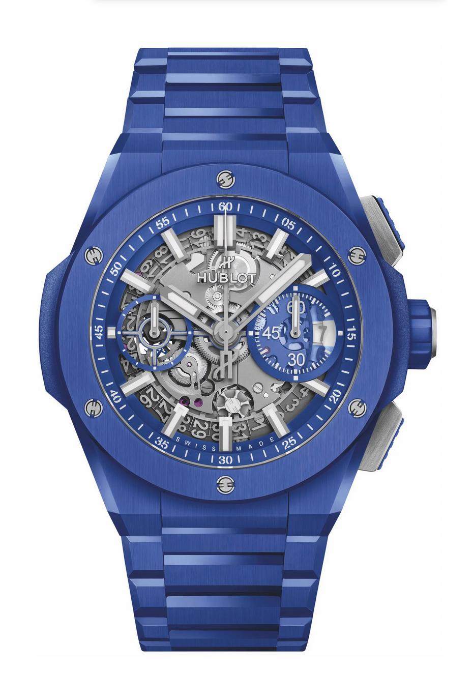 Đồng Hồ Hublot 451.Ex.5210.Ex Big Bang Skeleton Dial Nam Xanh Dương