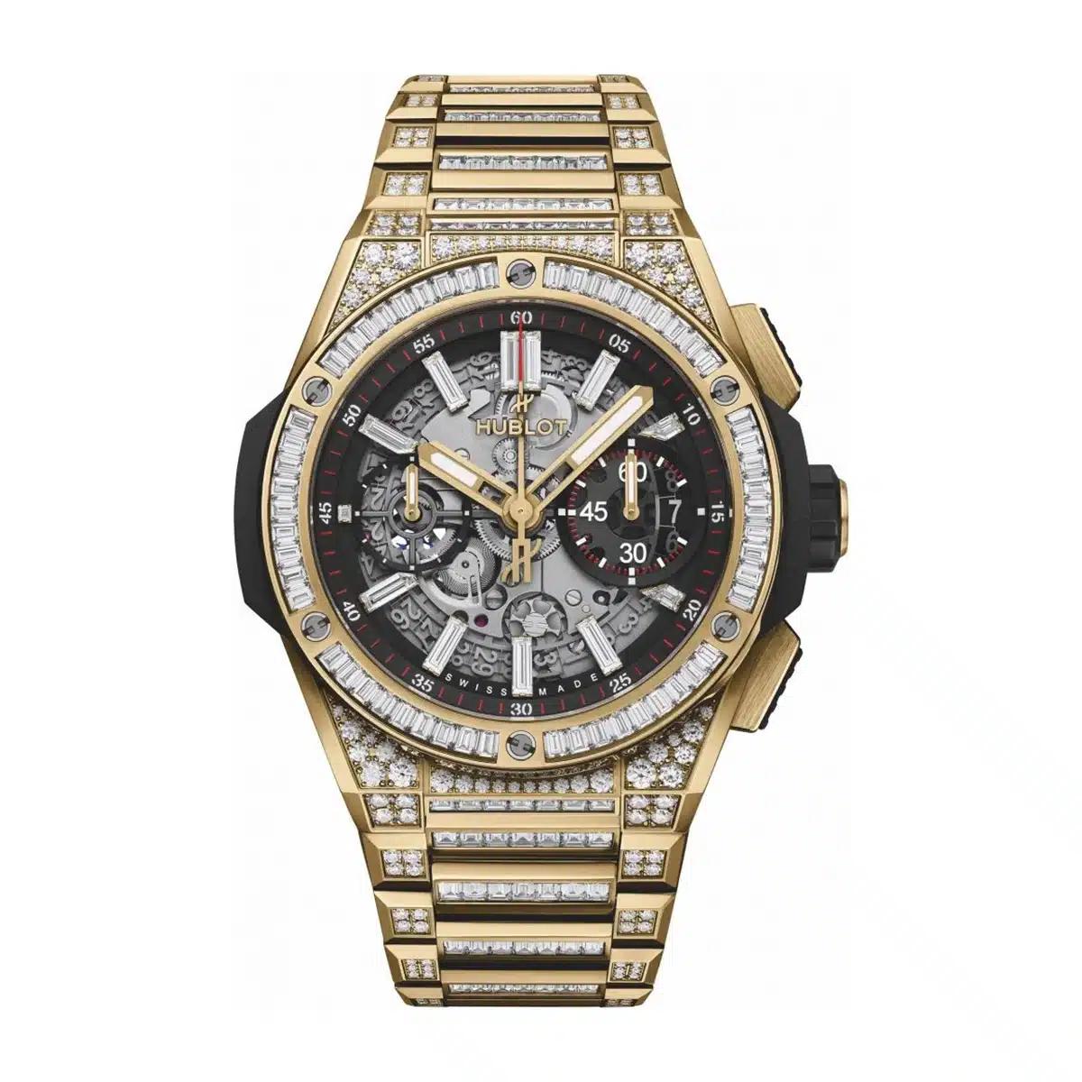 Đồng Hồ Hublot 451.Vx.1130.Vx.9804 Big Bang Skeleton Dial Nam Vàng