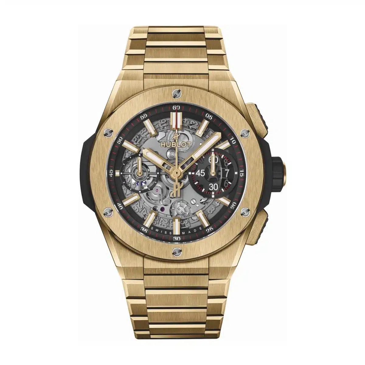 Đồng Hồ Hublot 451.Vx.1130.Vx Big Bang Skeleton Dial Nam Vàng