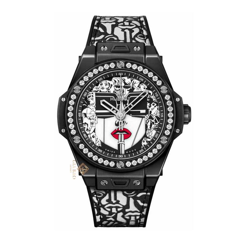 Đồng Hồ Hublot 465-Cx-1120-Vr-1204-Lip20 Big Bang 39 Mm Watch Nữ Đen