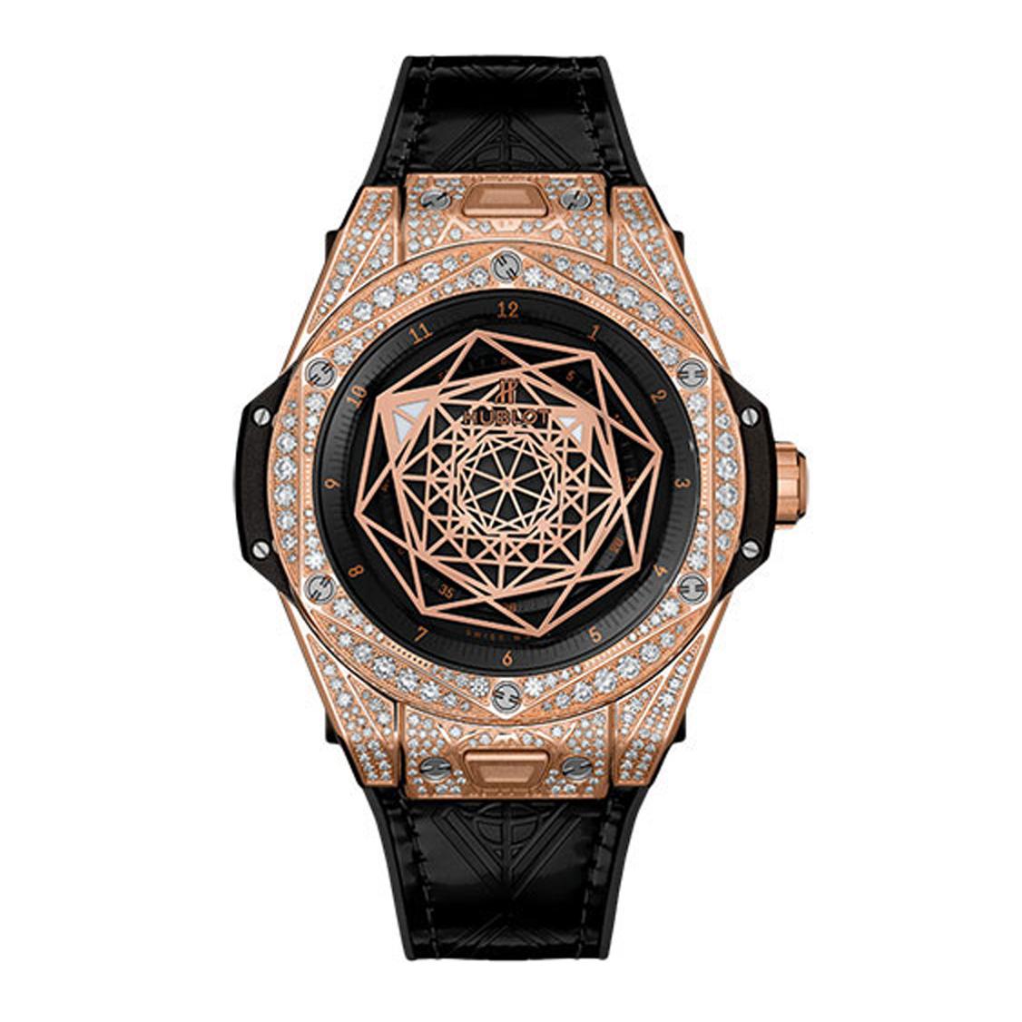 Đồng Hồ Hublot 465-Os-1118-Vr-1704-Mxm18 Big Bang 39 Mm Watch Nữ Đen