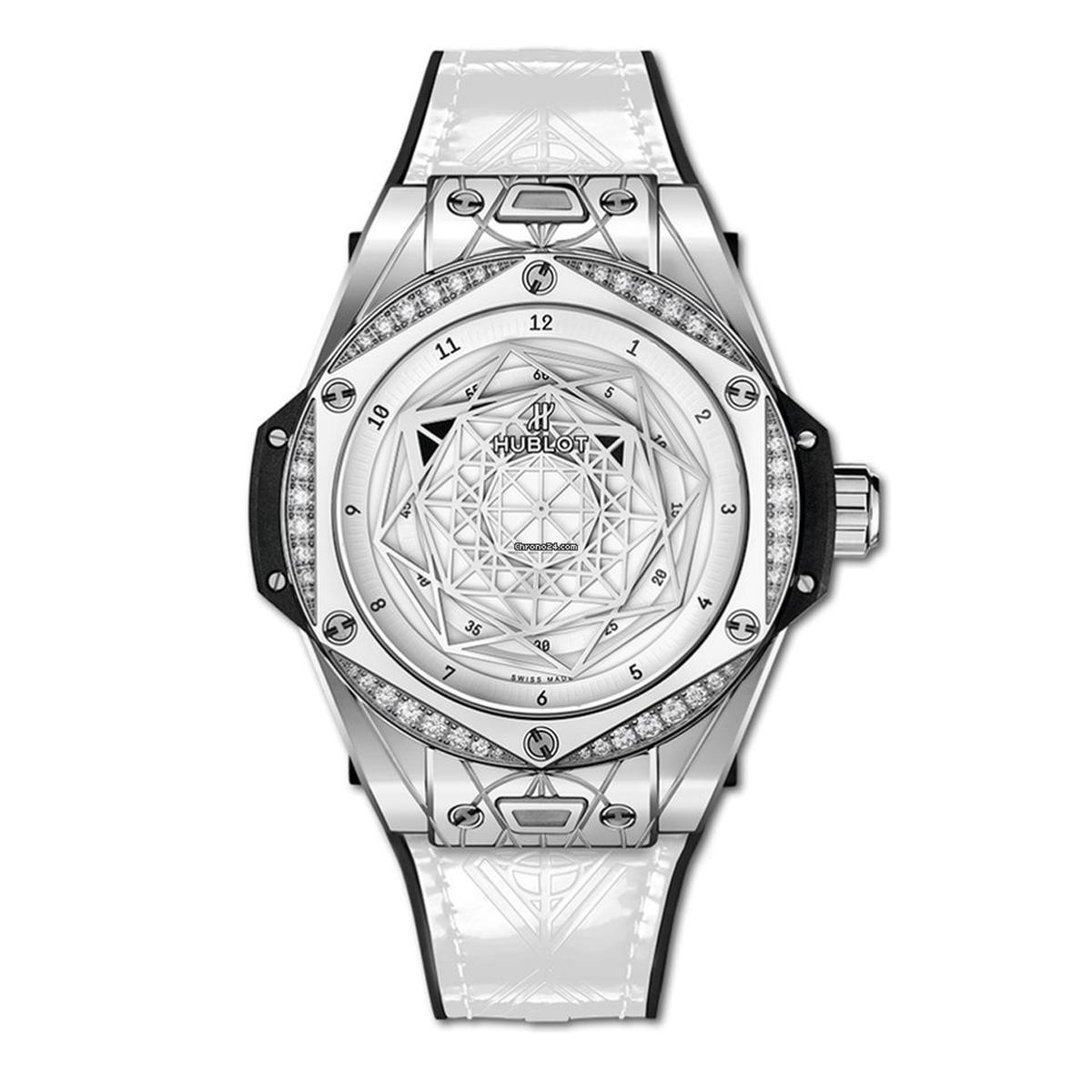 Đồng Hồ Hublot 465-Ss-2027-Vr-1204-Mxm19 Big Bang 39 Mm Watch Nữ Trắng