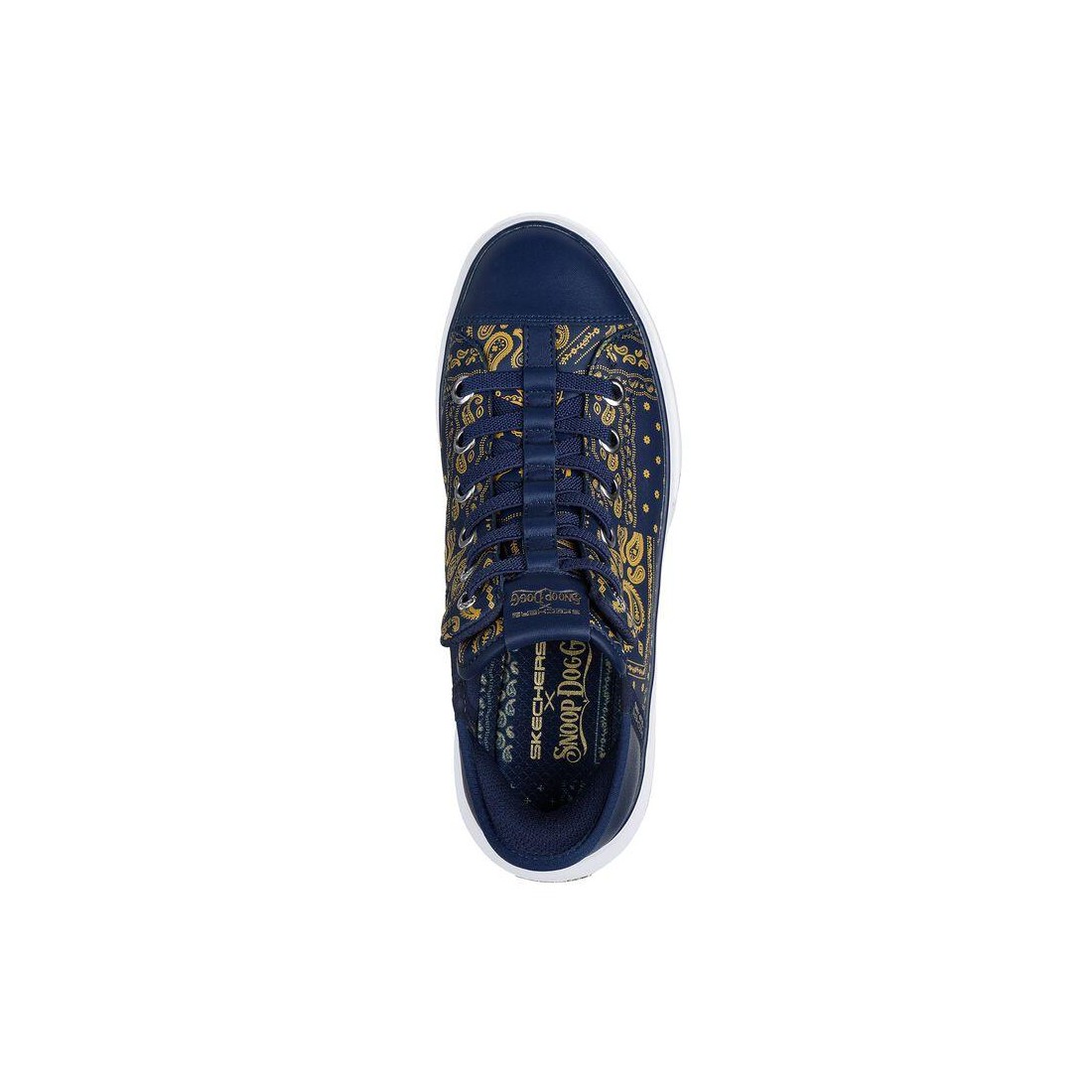 Giày Skechers Premium Leather Slip-Ins Snoop One - Double G Nữ Xanh Navy