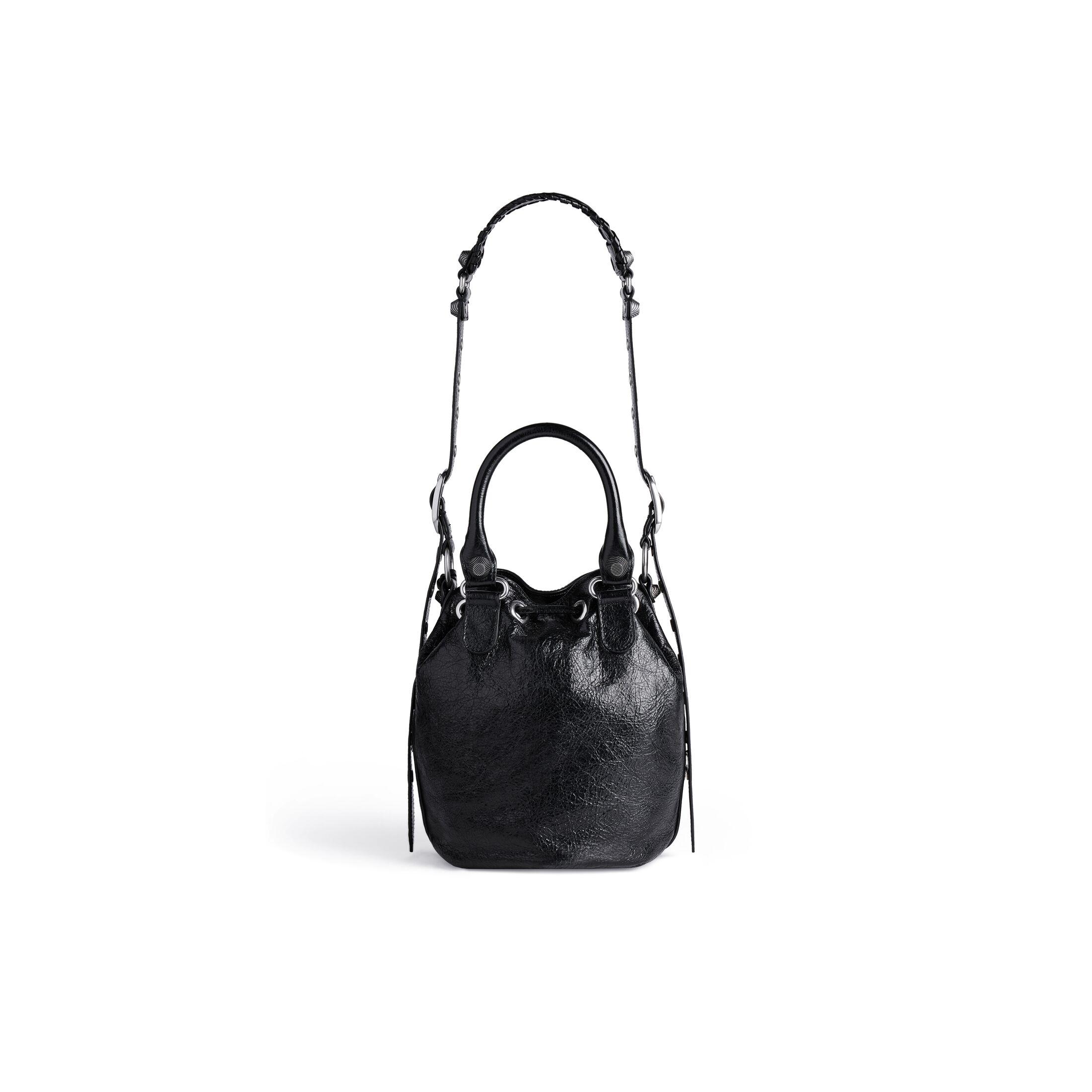 Túi Balenciaga Le Cagole Small Bucket Bag Nữ Đen