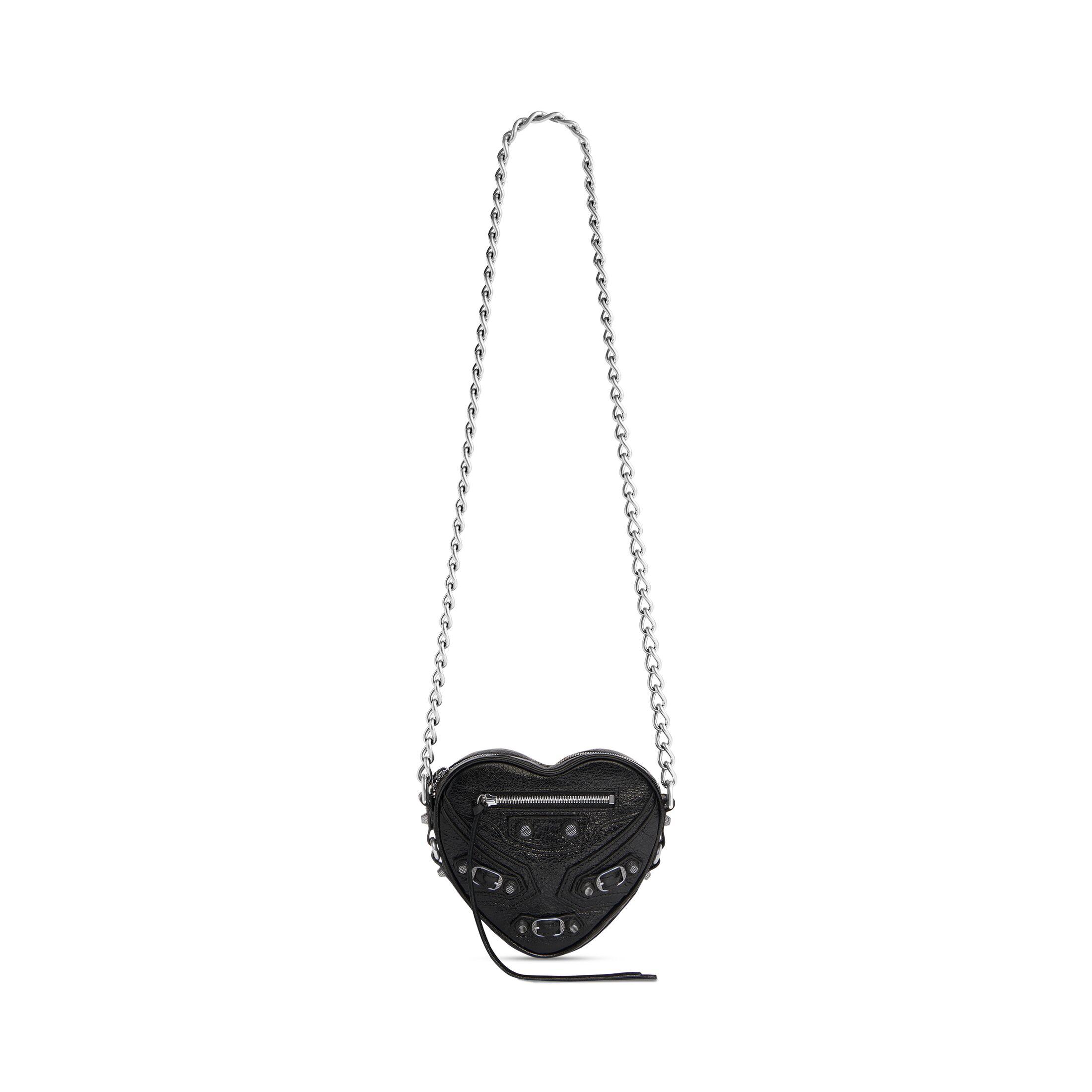 Túi Balenciaga Le Cagole Heart Mini Bag Nữ Đen