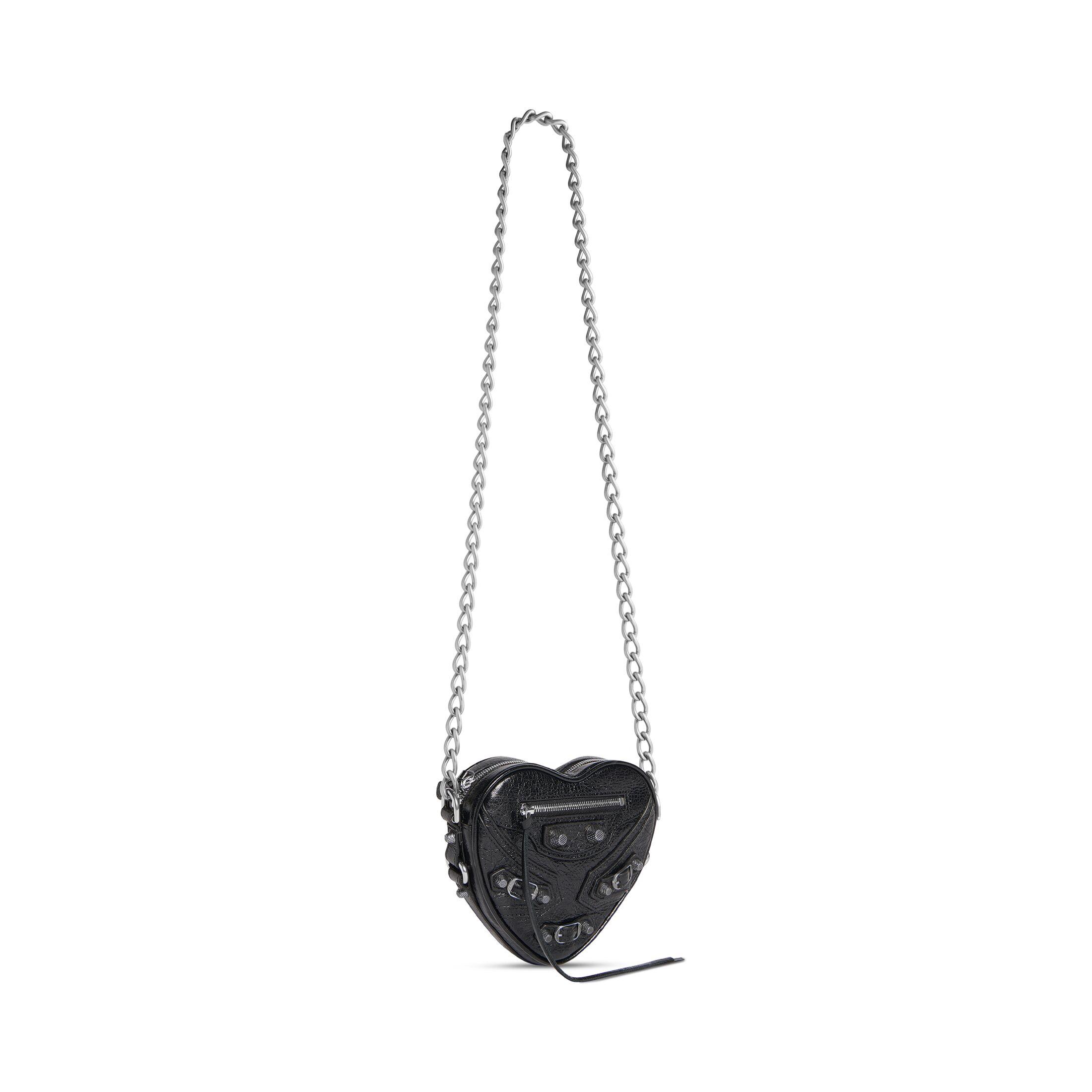 Túi Balenciaga Le Cagole Heart Mini Bag Nữ Đen