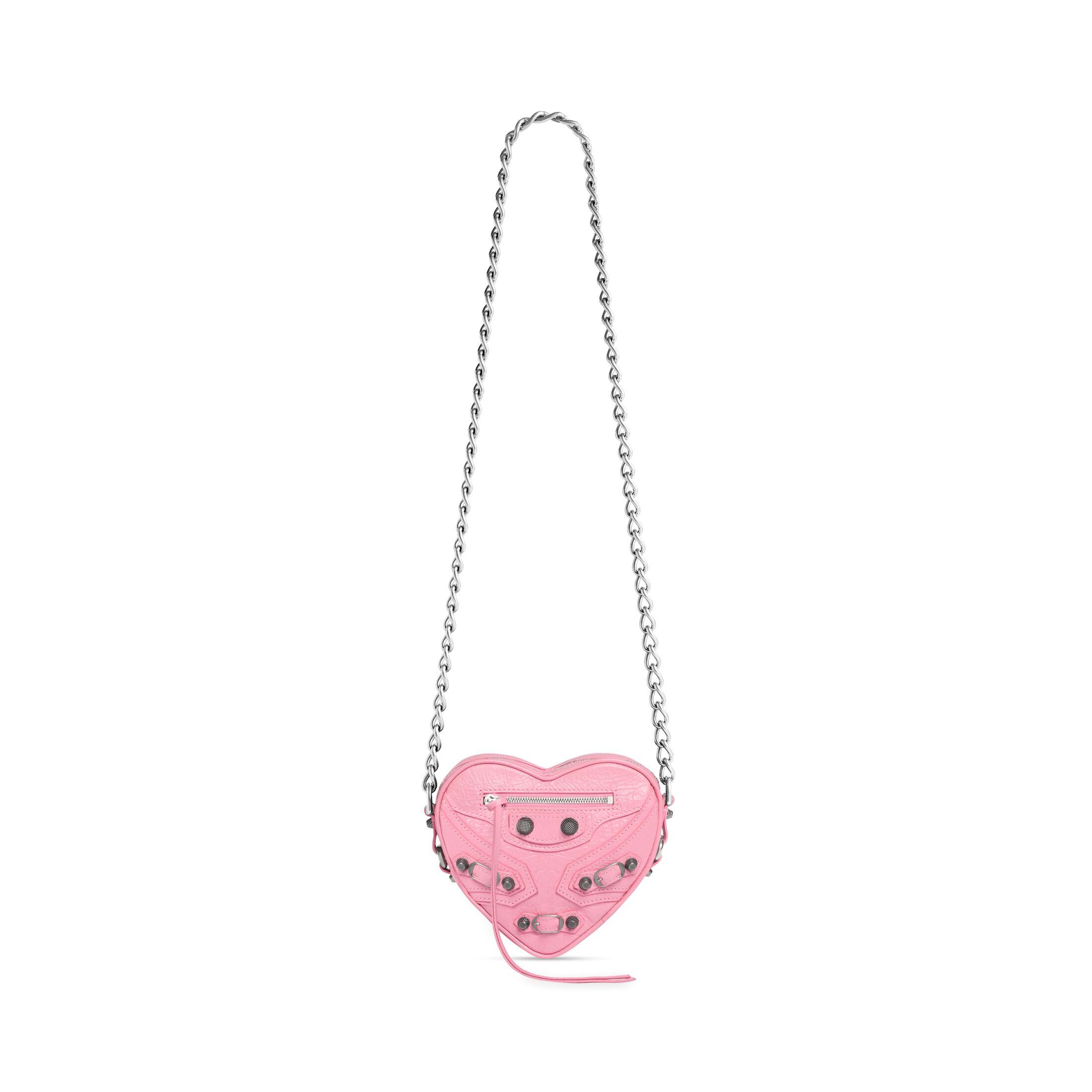 Túi Balenciaga Le Cagole Heart Mini Bag Nữ Hồng