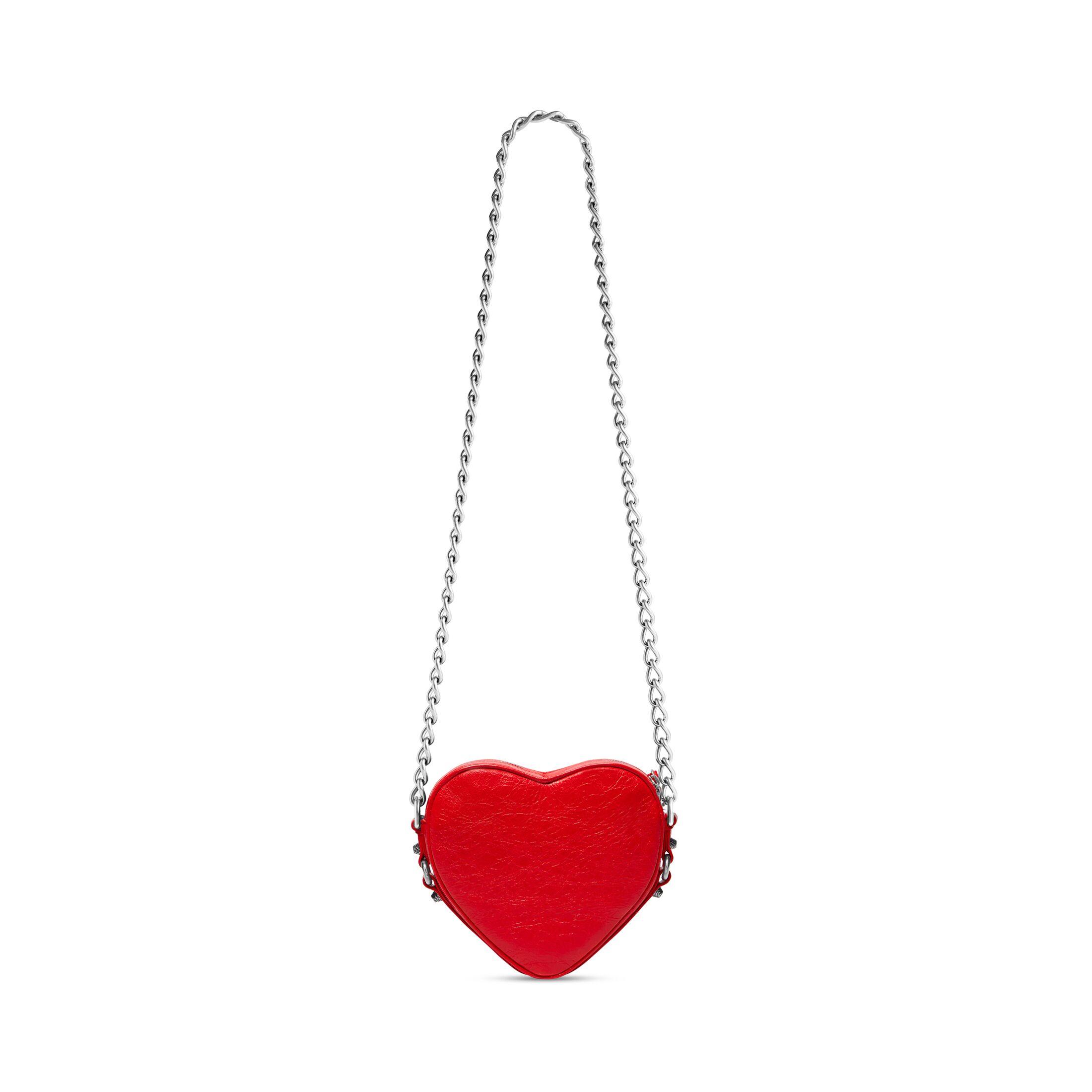 Túi Balenciaga Le Cagole Heart Mini Bag Nữ Đỏ