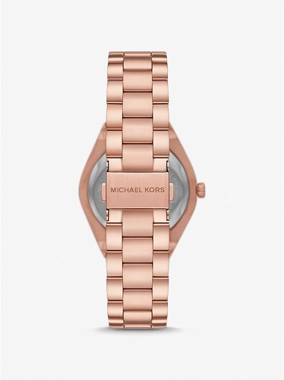 Đồng Hồ Michael Kors Lennox Rose Gold-Tone Watch Nữ Vàng Hồng