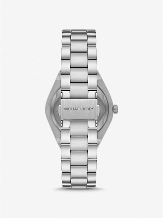 Đồng Hồ Michael Kors Lennox Silver-Tone Watch Nữ Bạc