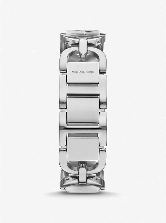 Đồng Hồ Michael Kors Mini Empire Silver-Tone Watch Nữ Bạc