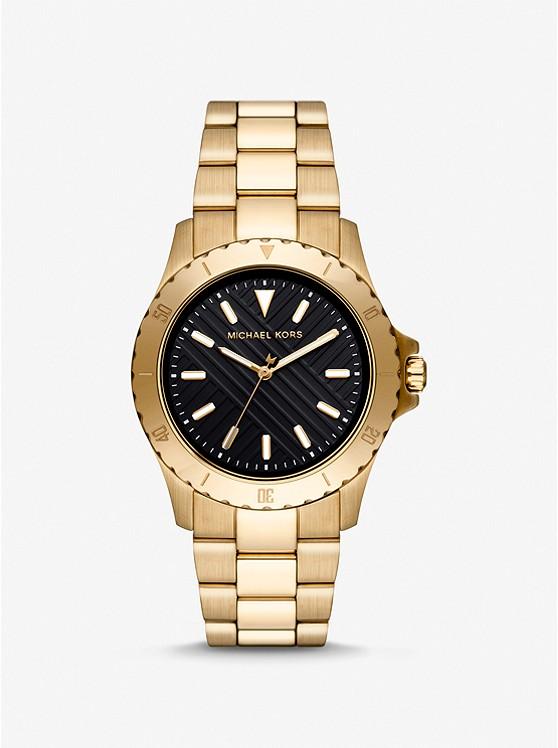 Đồng Hồ Michael Kors Slim Everest Gold-Tone Watch Nữ Vàng