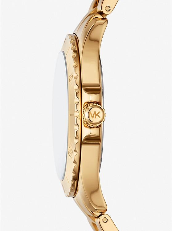 Đồng Hồ Michael Kors Slim Everest Gold-Tone Watch Nữ Vàng