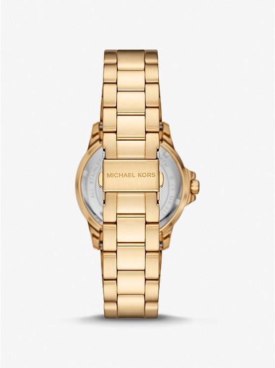 Đồng Hồ Michael Kors Slim Everest Gold-Tone Watch Nữ Vàng