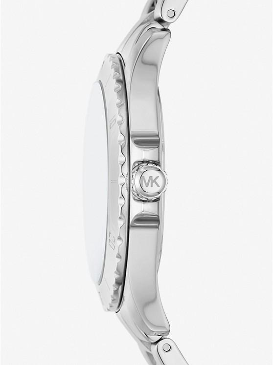 Đồng Hồ Michael Kors Slim Everest Silver-Tone Watch Nữ Bạc