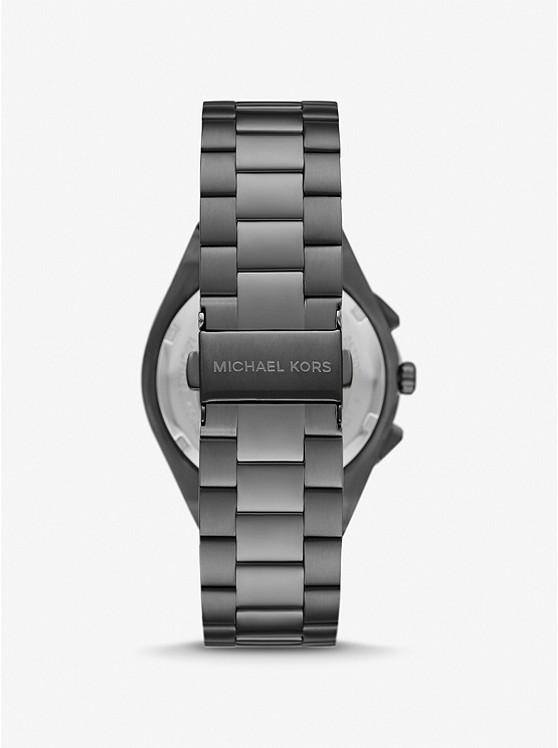 Đồng Hồ Michael Kors Oversized Lennox Gunmetal Watch Nữ Xám