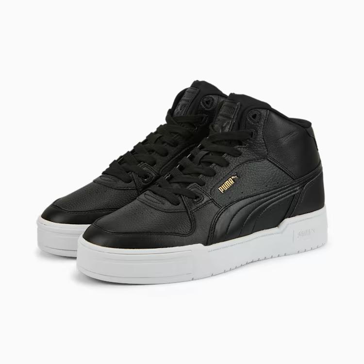 Giày Puma Ca Pro Mid Sneakers Nữ Đen Trắng