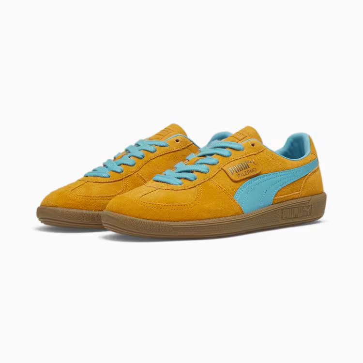 Giày Puma Palermo Sneakers Nữ Vàng Xanh