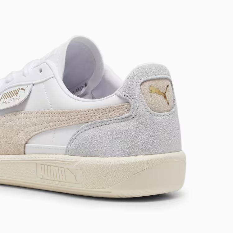 Giày Puma Palermo Leather Sneakers Nữ Xám