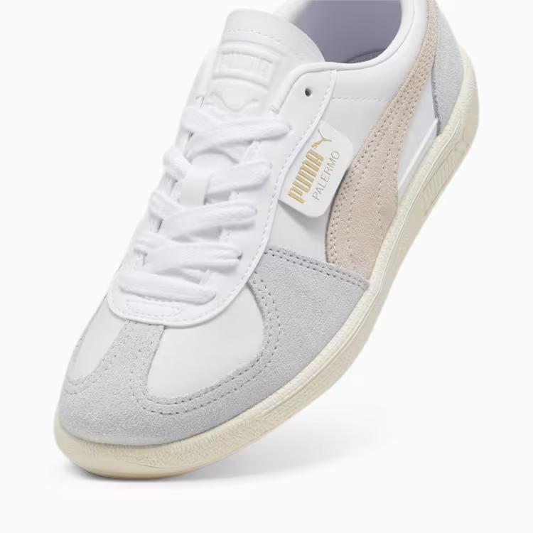 Giày Puma Palermo Leather Sneakers Nữ Xám