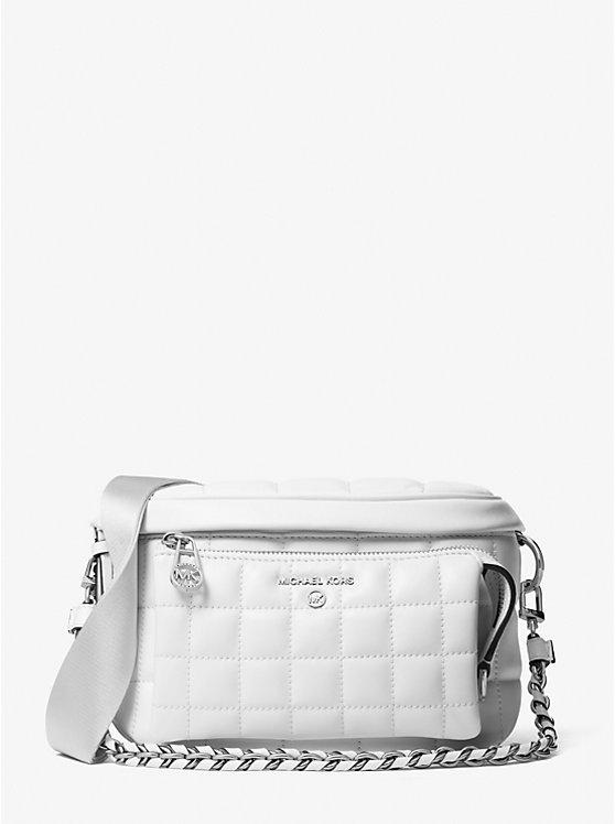 Túi Michael Kors Slater Medium Quilted Leather Sling Pack Nữ Trắng