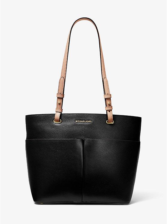 Túi Michael Kors Bedford Medium Pebbled Leather Tote Nữ Đen