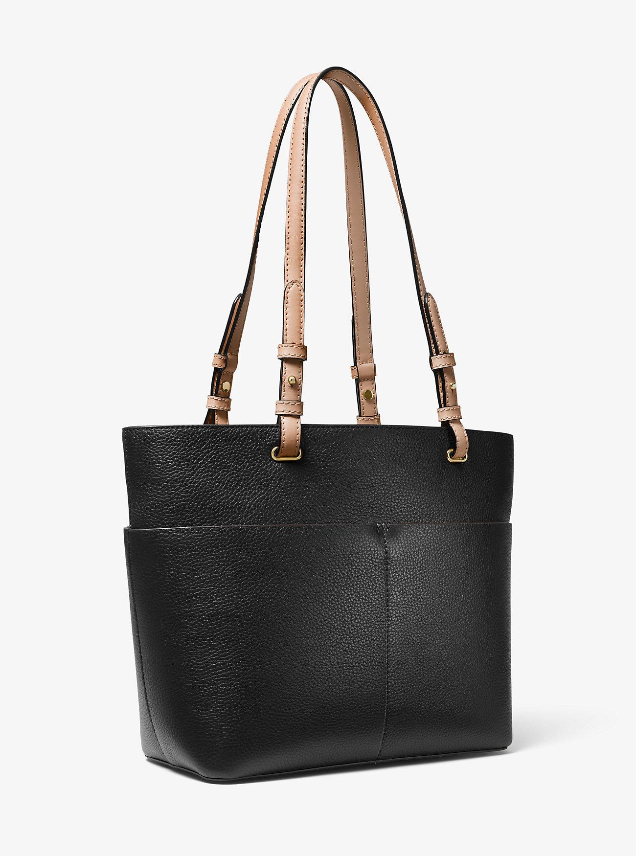 Túi Michael Kors Bedford Medium Pebbled Leather Tote Nữ Đen