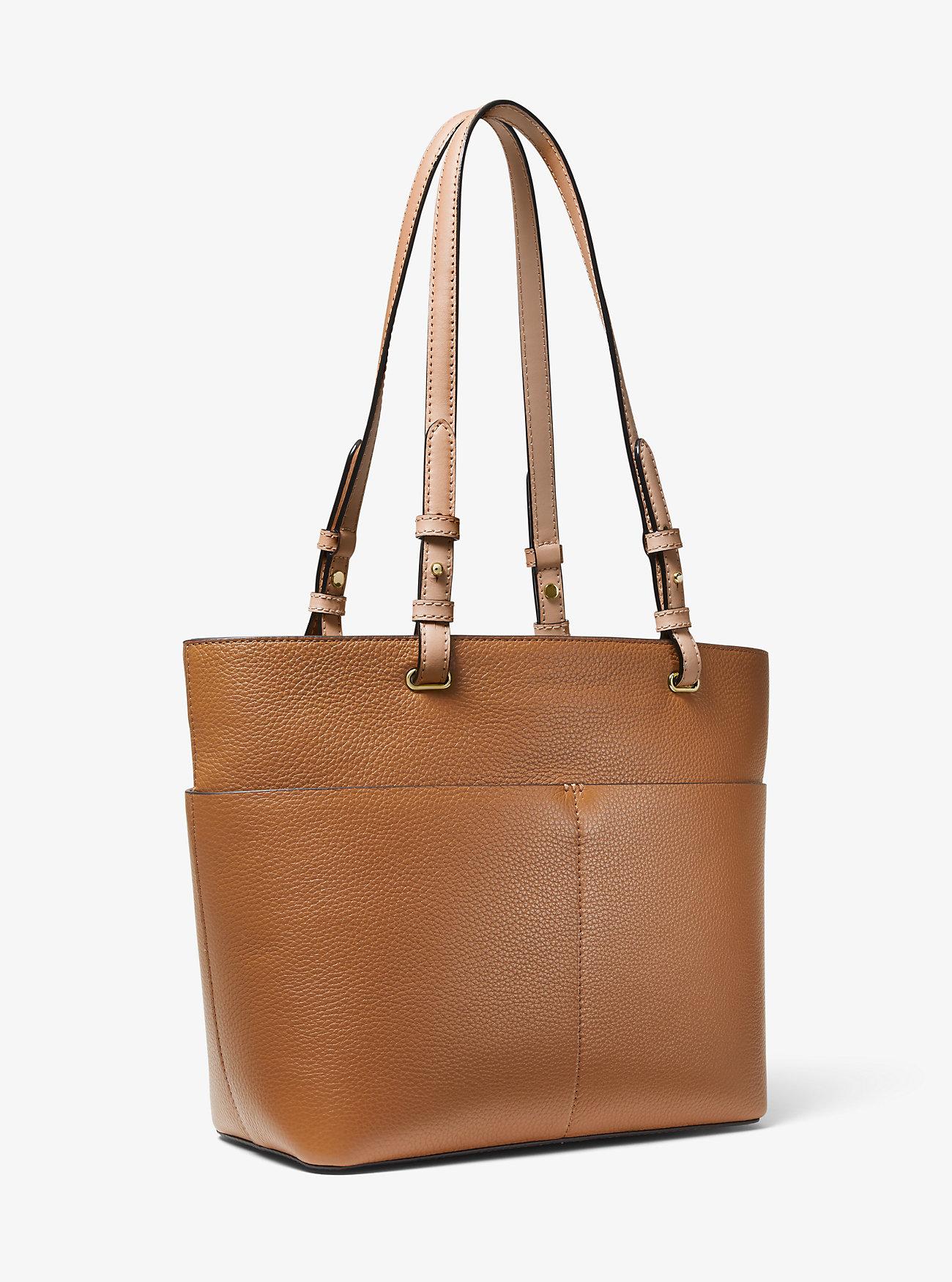 Túi Michael Kors Bedford Medium Pebbled Leather Tote Nữ Nâu