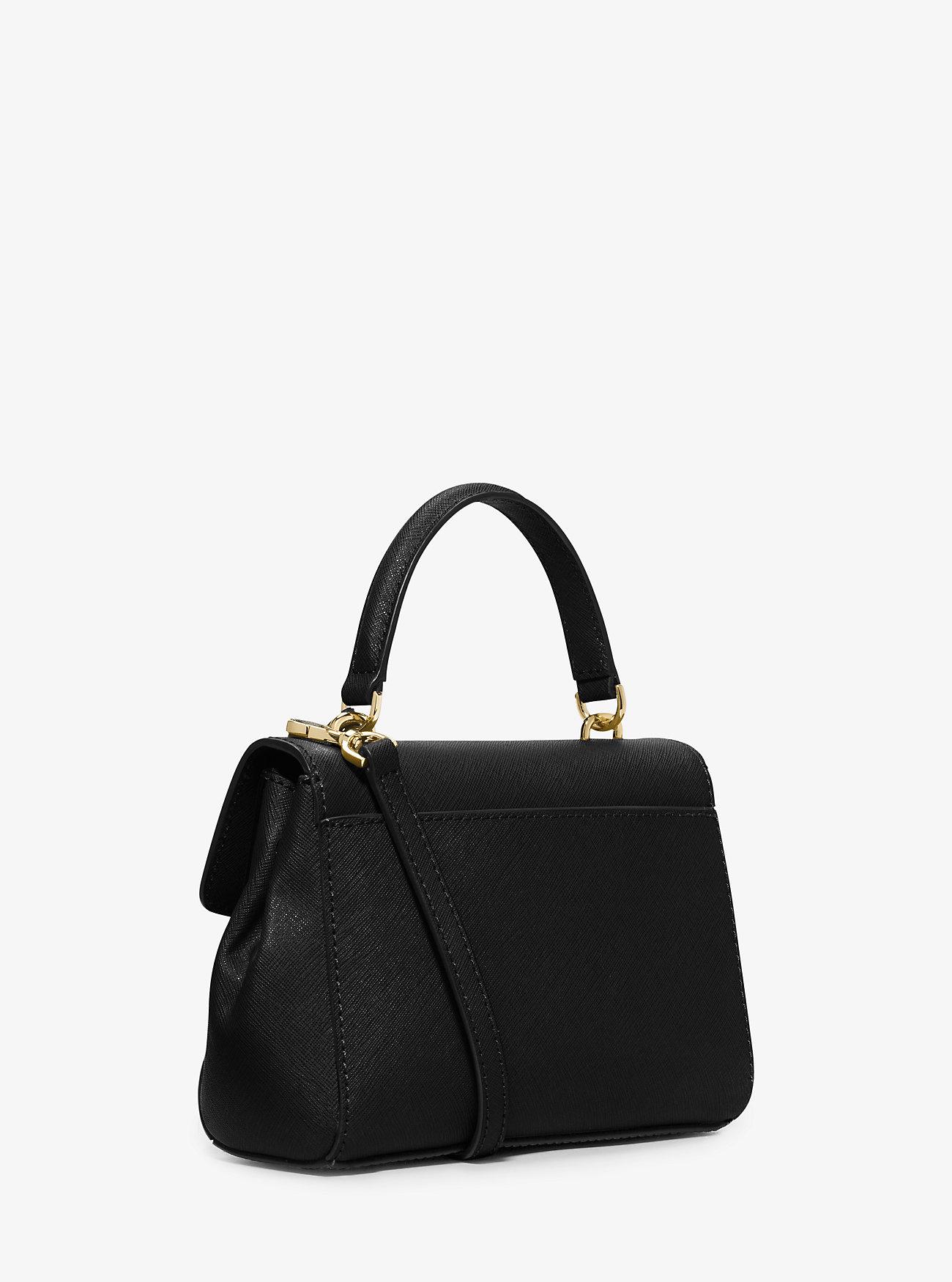 Túi Michael Kors Ava Extra-Small Saffiano Leather Crossbody Nữ Đen